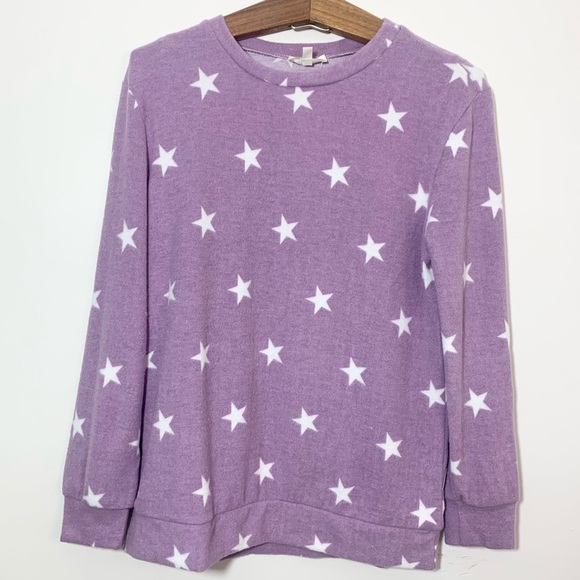 Star print cozy sweater purple - Picture 12 of 12